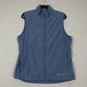 Vineyard Vines Sleeveless Vest Sz Small Steel Blue